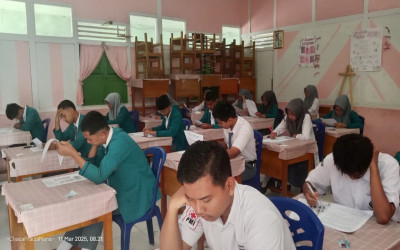 MAN Rejang Lebong Laksanakan Ujian Madrasah bagi siswa Kelas XII